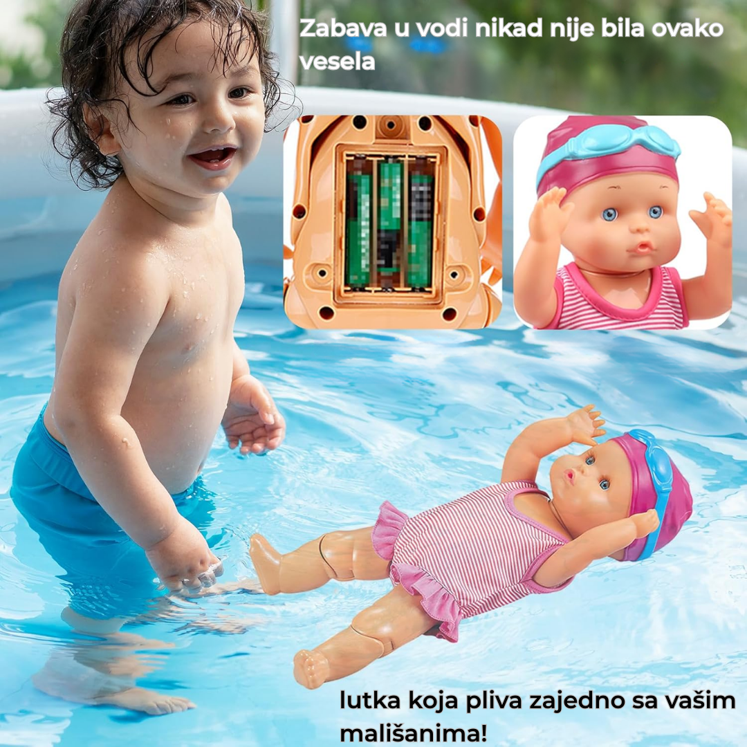 Lutka koja pliva u vodi
