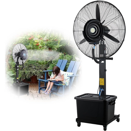 Pokretni Ventilator sa Raspršivačem Vode