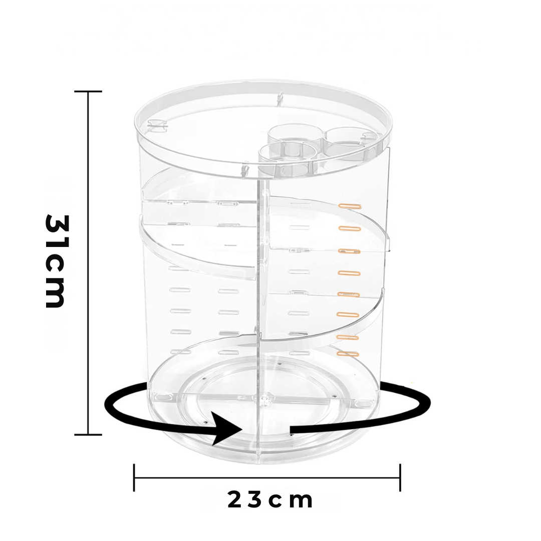 360° Rotirajući Organizator za Šminku