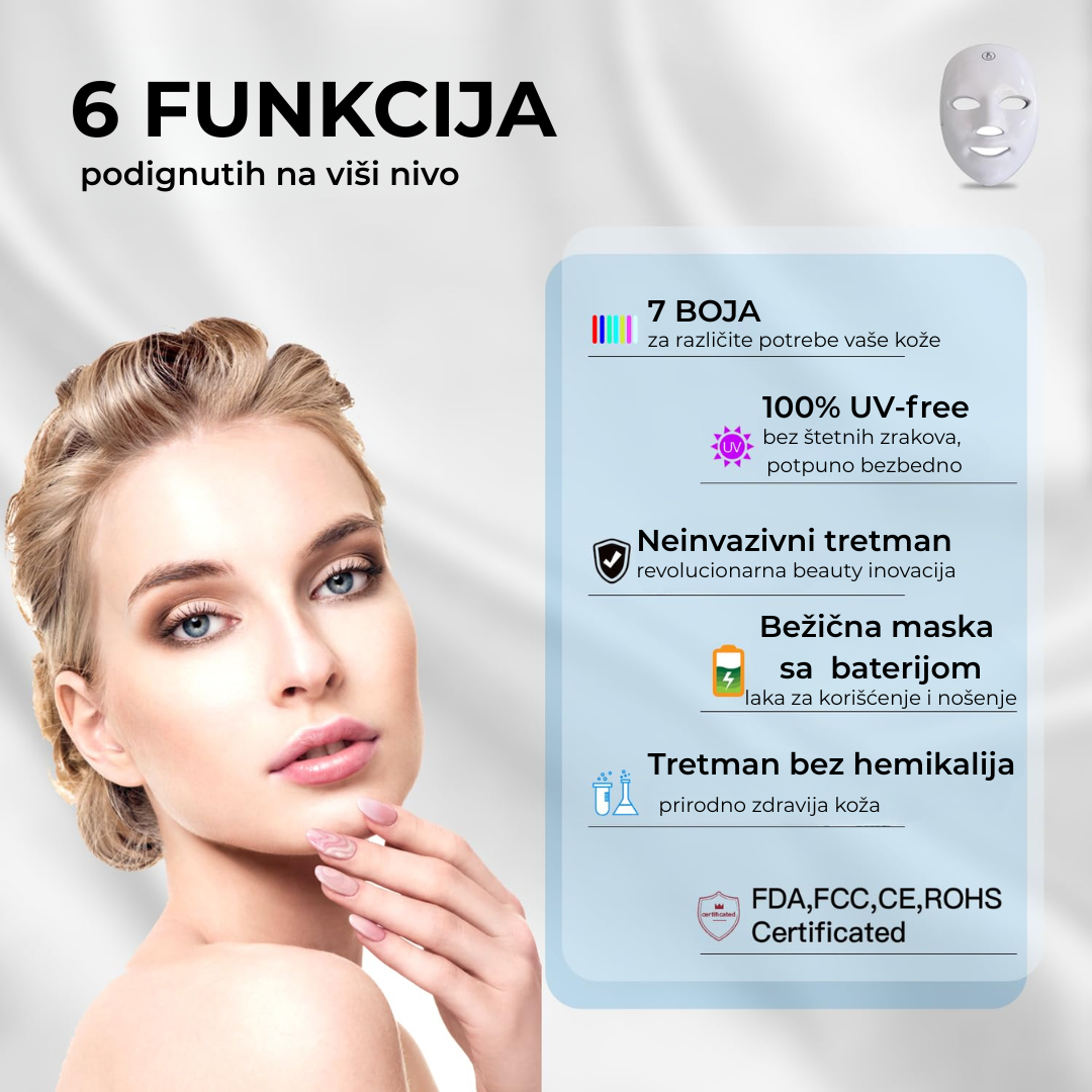 GlowLux LED Maska za Lice