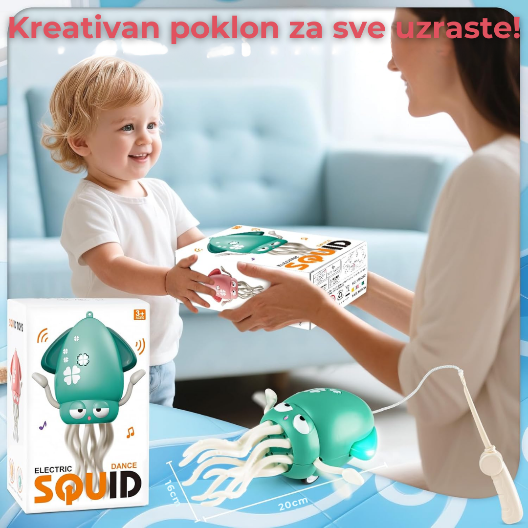 Interaktivna igračka hobotnica za decu