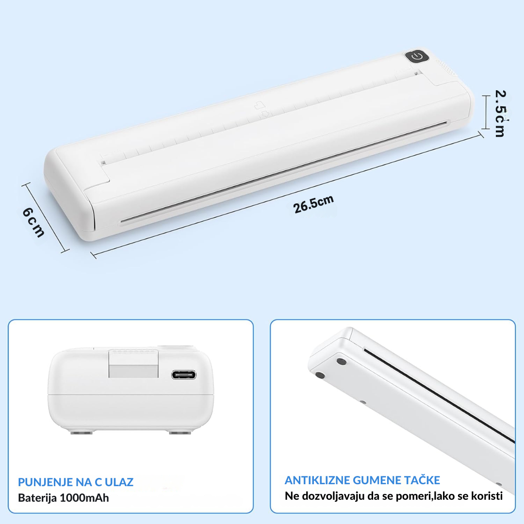 Bluetooth prenosivi štampač